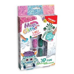 Set creativ Strigo „MAGIC GLITTER” CREATI-VA PROPRIUL MONSTRU 3D