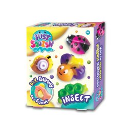 Set creativ Strigo JUST SQUISH ,,CREATI-VA FIGURINE DIN SILICON" INSECTE