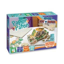 Set creativ Strigo "PAPER PATCH" , PUZZEL MASINA PUSCULITA