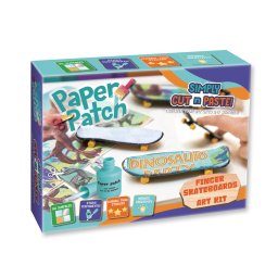 Set creativ Strigo ,,PAPER PATCH" SKATEBOARD DIN LEMN