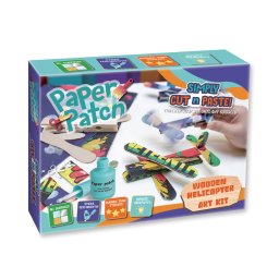 Set creativ Strigo ,,PAPER PATCH", ELICOPTER DIN LEMN