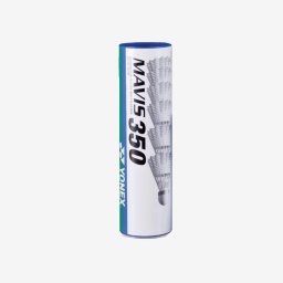 Set fluturași de badminton din plastic Mavis 350 Alb