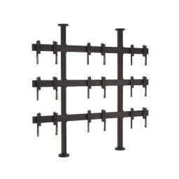 Stand Videowall Vogel`s FCVW3347 3x3 De Podea-Tavan Ecrane De 46-47inch Max 53kg / Display Negru