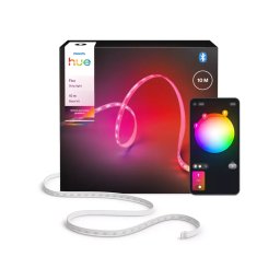 Banda LED Philips Hue Flux Lightstrip RGBW Lungime 10M IP20 Alb