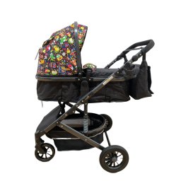 Carucior 2 in 1, reversibil, cu suspensii, T7 Multicolor