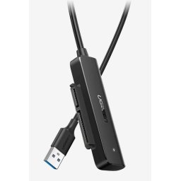 CABLU USB adaptor Ugreen, "CM321" USB 3.0 (T) la S-ATA (T), 50cm, adaptor USB la HDD S-ATA 2.5", negru, "70609" (include TV 0.18lei) - 6957303876099
