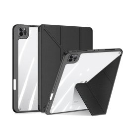 Husa Dux Ducis Magi Case for iPad Pro 11'' 2022 / 2021 / 2020 / 2018 Smart Cover with Stand and Storage for Apple Pencil Black