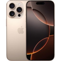 Apple iPhone 16 Pro Max 256GB 5G Dual SIM Desert Titanium + folie protectie Display