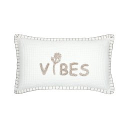 Pernă Decorativă Ombrage 30X50 Cm, Culoare Alb, 55% Bumbac 45% Poliester