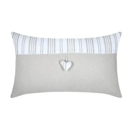 Pernă Decorativă Josephine 35X60 Cm, Culoare Crem, 55% Bumbac 45% Poliester