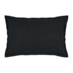 Pernă decorativă Helios 40X60 cm, culoare negru, 100% bumbac