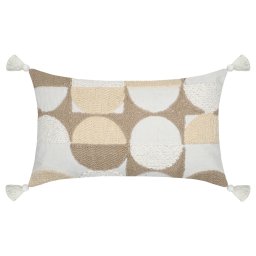 Pernă decorativă Balma 30X50 cm, culoare nisip, 55% bumbac 45% poliester