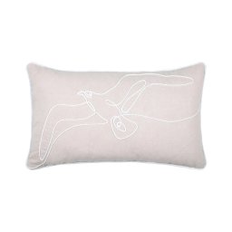 Pernă decorativă Dunes 30X50 cm, culoare natural, 55% bumbac 45% poliester