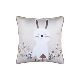 Pernă decorativă Gabin 40X40 cm, culoare alb, 100% poliester