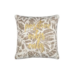 Pernă decorativă Hemera 40X40 cm, culoare greige, 100% bumbac