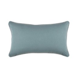 Pernă decorativă Duo 30X50 cm, culoare bleu/perlă, 100% bumbac