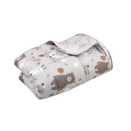 Cuvertura Matlasata Gabin 160x220cm, Culoare Natural, 100% Poliester