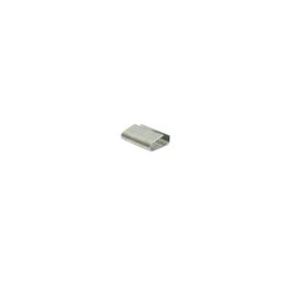 Capse metalice pentru banda PP/PET 16 mm, 800 bucati, zincate
