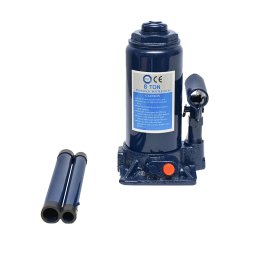 Cric hidraulic tip piston 8 tone cu supapa, inaltime minima 200 mm