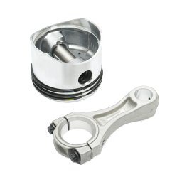 Set biela si piston cu segmenti 80 mm pentru compresor aer Perkins UTB