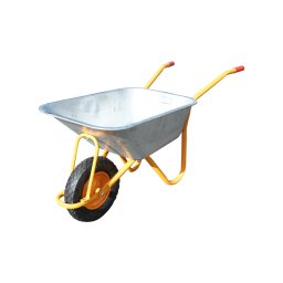 Roaba metalica Thor 85L cu întarituri si roata din metal, 875x595x275 mm