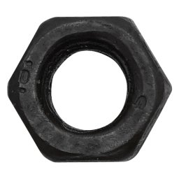 Set 50 piulite hexagonale negre M6 DIN 934 clasa 10, Breckner Germany