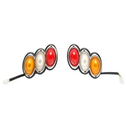 Set lampi stop spate 4F 12V Breckner Germany pentru remorca