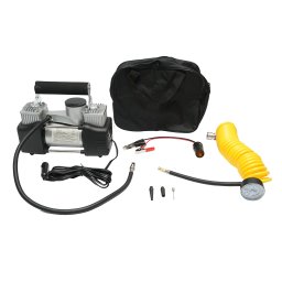 Compresor aer auto 12V pentru umflat roti, 150 PSI, 85 l/min, 2 cilindri