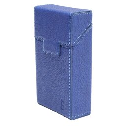 Husa albastra din piele pentru pachet de tigari P20 Breckner Germany