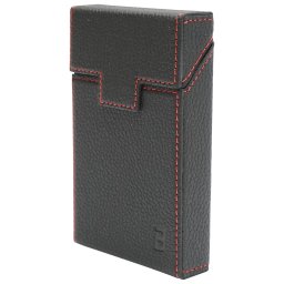 Husa neagra din piele pentru pachet de tigari P27 Breckner Germany
