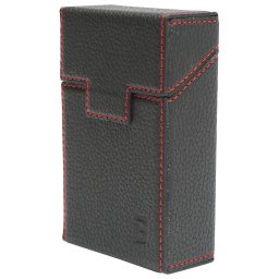Husa neagra din piele pentru pachet de tigari P22 Breckner Germany