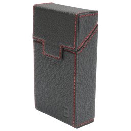 Husa neagra din piele pentru pachet de tigari P20 Breckner Germany