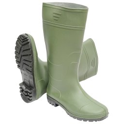 Cizme de lucru din PVC verde, impermeabile, marimea 45