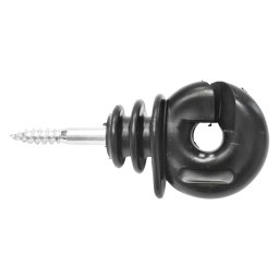 Izolator inelar compact negru 5.9 mm 89x40 mm pentru gard electric Thor