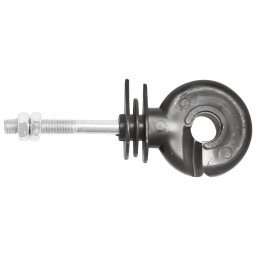 Izolator inelar compact M6 pentru gard electric, 90 x 35 mm, Mezofarm