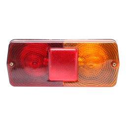 Lampa stop spate 12V cu catadioptru rosu-galben Breckner