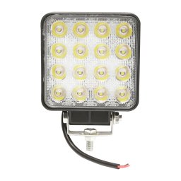 Lampa LED auto patrata 48W, 16 LED-uri, 10-60V, unghi 60°, Breckner