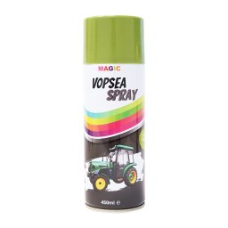 Spray vopsea verde tip Claas profesional, uscare rapida, 450 ml, MAGIC