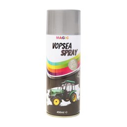 Spray vopsea gri aluminiu 9104 pentru Case Claas Deutz, 450 ml, MAGIC
