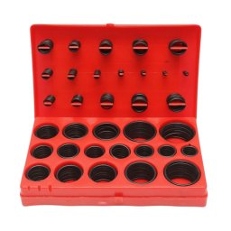 Trusa O-ring metric din NBR 70 Shore, 407 piese, cutie organizatoare