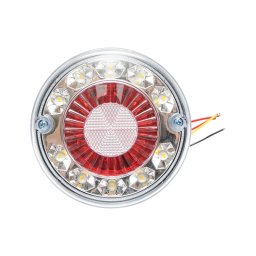Lampa stop LED rotunda spate 12V cu 3 functii, Breckner Germany