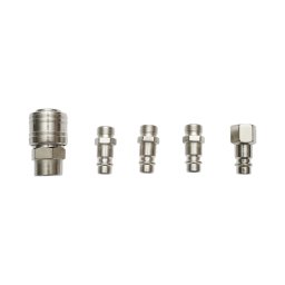 Set cuple rapide pentru furtun aer si scule pneumatice 1/4, Breckner Germany