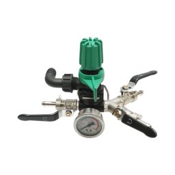 Distribuitor cu 3 cai pentru erbicidator, cu manometru cu glicerina 1000 PSI