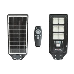 Lampa solara LED stradala 70W cu panou solar, senzor si telecomanda IP65