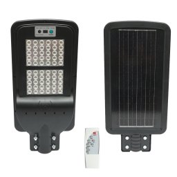 Lampa solara LED stradala 60W cu panou solar, senzor si telecomanda IP65
