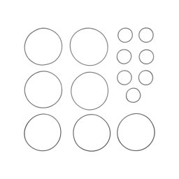 Kit garnituri ax transmisie pentru JCB, OEM 828-10181 / 828-10182