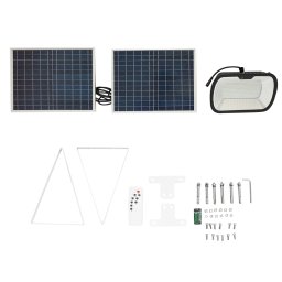 Lampa solara LED 63W cu panou solar 25W si baterie 7V/10Ah Breckner