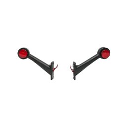 Lampi laterale de gabarit cu LED 12/24V rosu-alb Breckner Germany