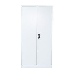 Dulap metalic fiset gri 1800x900x400 mm cu 2 usi securizate si 4 polite