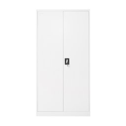 Dulap metalic fiset 1800x900x400 mm cu 2 usi securizate si 4 polite, gri